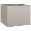 vidaXL Pflanzk&uuml;bel Rostig 100x100x80 cm Wetterfester Stahl