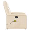 vidaXL Massagesessel Beige Mikrofasergewebe