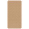 vidaXL Teppich Jute mit Latexr&uuml;cken 80x160 cm Natur
