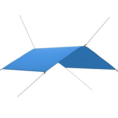 vidaXL Outdoor-Tarp 4x4 m Blau