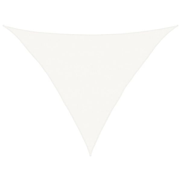 vidaXL Sonnensegel 160 g/m&sup2; Wei&szlig; 5x5x6 m HDPE