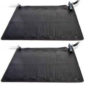 Intex Solarmatte f&uuml;r Pools 2 Stk. PVC 1,2x1,2 m Schwarz 28685