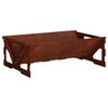 vidaXL Feuerstelle Rostoptik 60 x 40 x 20 cm Wetterfeststahl