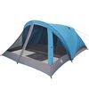 vidaXL Campingzelt 4 Personen Blau Wasserdicht