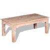 vidaXL Couchtisch Akazienholz 110x60x45 cm