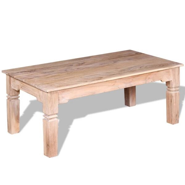 vidaXL Couchtisch Akazienholz 110x60x45 cm