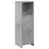 vidaXL Badezimmerschrank Betongrau 30x30x95 cm Holzwerkstoff