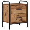 vidaXL Nachttisch Altholz 40 x 30 x 50 cm Holzwerkstoff