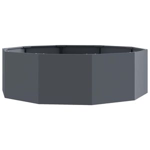vidaXL Pflanzk&uuml;bel Anthrazit 120 x 120 x 35 cm Stahl