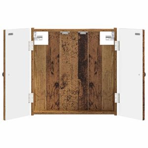 vidaXL Dartboard Schrank BREDA Altholz 52,5 x 10,5 x 53,5 cm