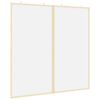 vidaXL Info-Tafel 100 x 100 x 1,4 cm Massivholz Kiefer Wei&szlig; Klappbar