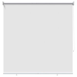 vidaXL Au&szlig;en-Rollos mit UV-Schutz Wei&szlig; 120 x 230 cm