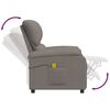 vidaXL Massagesessel Taupe Stoff