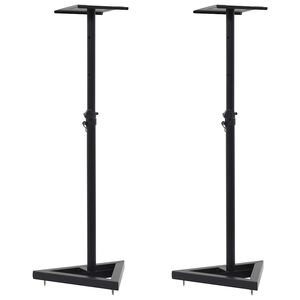 vidaXL Studio-Monitor-Lautsprecherst&auml;nder 2 Stk. Schwarz Stahl