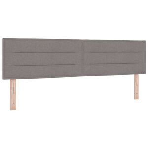 vidaXL Kopfteil Taupe 180 cm Stoff