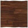 vidaXL Tischplatte mit Live Edge 90 x 90 x 3,2 cm Quadratisch