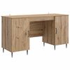 vidaXL Schreibtisch Artisan-Eiche 142,5 x 50 x 75 cm Holzwerkstoff