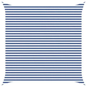 vidaXL Sonnensegel Blau und Wei&szlig; 4,5 x 4,5 m 100 % Polyester Oxford