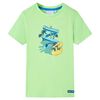 Kinder-T-Shirt Neongr&uuml;n 140