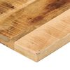 vidaXL Tischplatte 80x30x3,8 cm Rechteckig Raues Massivholz Mango