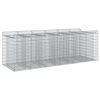 vidaXL Gabionen-Hochbeet 3 pcs Silber