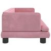 vidaXL Hundebett Rosa 80x45x30 cm Samt