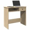 vidaXL Schreibtisch Sonoma-Eiche 80x40x75 cm Holzwerkstoff
