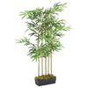 vidaXL Bambusbaum K&uuml;nstlich 730 Bl&auml;tter 120 cm Gr&uuml;n