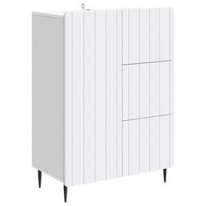 vidaXL Sideboard mit Schubladen Wei&szlig; 66 x 34,5 x 91,5 cm Holzwerkstoff
