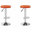 vidaXL Barhocker 2 pcs 31 x 31 x 87 cm Kunstleder Drehbar