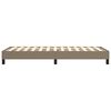 vidaXL Boxspringbettgestell Taupe 90x190 cm Stoff