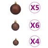 vidaXL K&uuml;nstlicher Weihnachtsbaum Nordmann LED & Kugeln Gr&uuml;n 180 cm