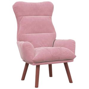 vidaXL Sessel Rosa 69 x 74 x 93 cm Samt
