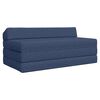 vidaXL Klappsofa Bett Blau 120 x 60 x 49 cm Stoff
