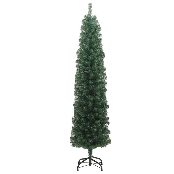 vidaXL Künstlicher Weihnachtsbaum mit 300 LEDs mit Ständer Grün 180 cm