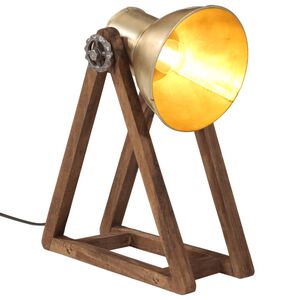 vidaXL Schreibtischlampe 25 W Antik-Messing 30x17x40 cm E27