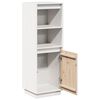 vidaXL Highboard Weiß 37x34x110 cm Massivholz Kiefer