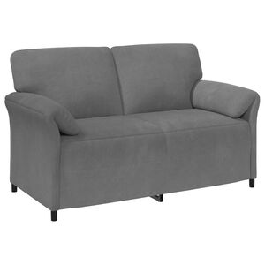 vidaXL 2-Sitzer Sofa Dunkelgrau 158 x 83 x 95 cm Samt