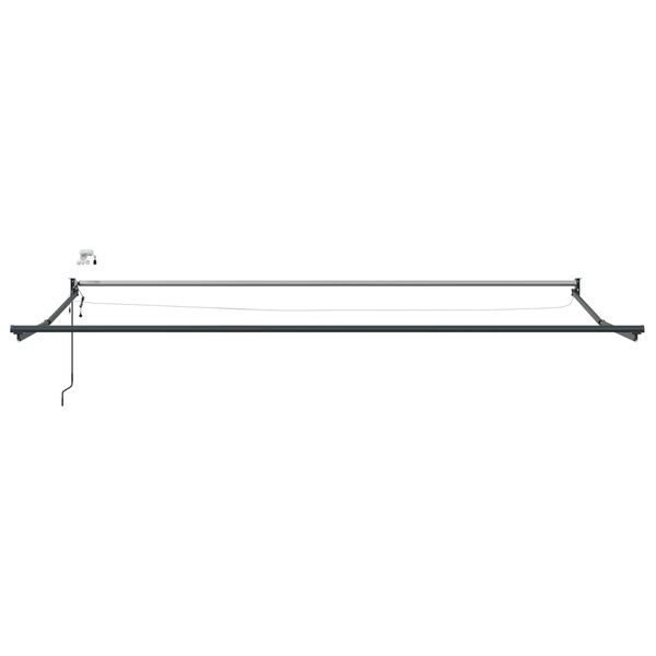 vidaXL Elektrisches Markisenrahmen Anthrazit 4 x 3 m Aluminium