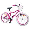vidaXL Kinderfahrrad 18 Zoll f&uuml;r 5-7 Jahre alt Rosa
