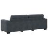 vidaXL 3-Sitzer-Sofa Dunkelgrau 220x78x80 cm Samt