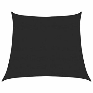 vidaXL Sonnensegel 160 g/m&sup2; Trapezform Schwarz 4/5x4 m HDPE