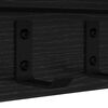 vidaXL Wandmontierter nachttisch Wandmontiert Schwarz Eichen-Optik