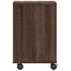 vidaXL Druckerständer mit Rollen Braun Eichen-Optik 41x32x48 cm