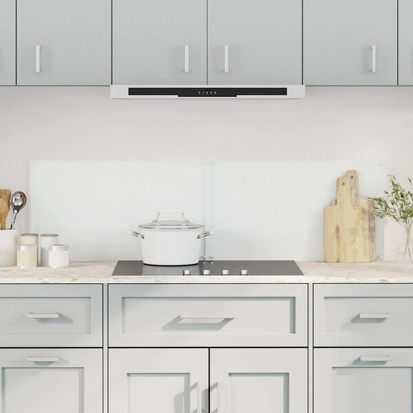 vidaXL Küchenrückwände 2 Stk. Transparent 70x50 cm Hartglas