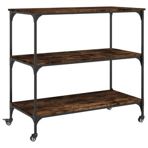 vidaXL K&uuml;chenwagen R&auml;uchereiche 102x50x95 cm Holzwerkstoff