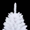 vidaXL K&uuml;nstlicher klappbarer Weihnachtsbaum Wei&szlig; 120 cm PVC und Stahl