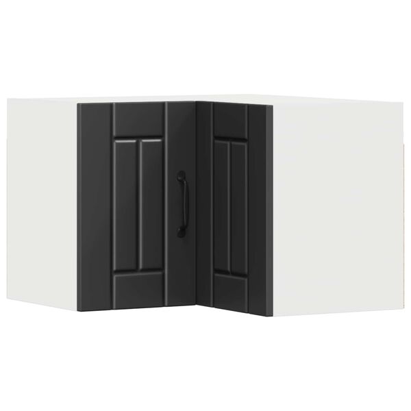 vidaXL K&uuml;chenschrank Schwarz 57 x 57 x 40 cm Holzwerkstoff