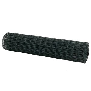vidaXL Eurozaun Grün 1 x 10 m PVC-beschichtetes Eisen