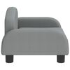 vidaXL Kindersofa Hellgrau 50x40x30 cm Stoff